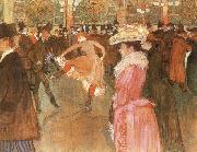 Henri de toulouse-lautrec A Dance at the Moulin Rouge Germany oil painting artist